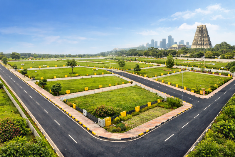 200 Sq Yd Plot Layout at Hero Homes Vrindavan